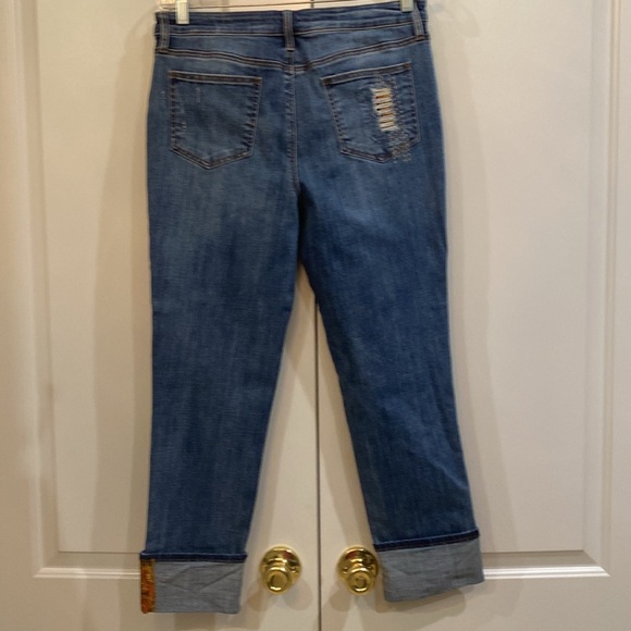 Girlfriend patchwork ankle jeans - Picture 9 of 16